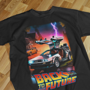 Delorean struck by lightning